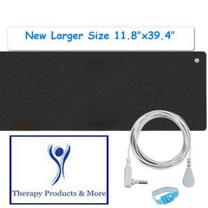 Earthing Universal Mat Kit  NEW Larger SIZE w/ Grounding Cable + Body Wrist Band